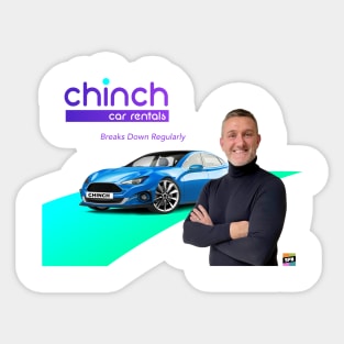 SPM Chinch Car Rentals Sticker